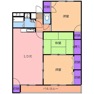 エフハウスⅡ【1階】の間取り