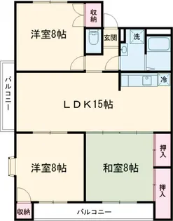 エフハウスⅡ【2階】の間取り