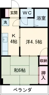ジョイスマンション【2階】の間取り