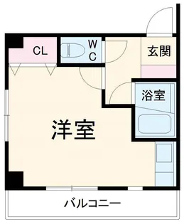 ルミエール湘南【201号室】の間取り