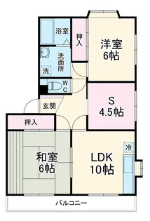 イーストグランドール C【2階】の間取り