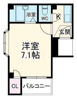 シャルマンJS【5F号室】の間取り