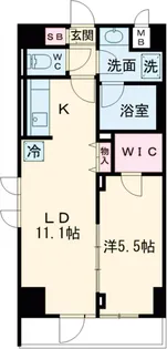 L・BASE押上South【3階】の間取り