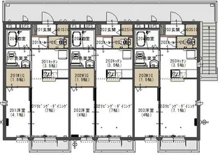 グランコートⅡ【1階】の間取り