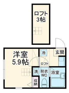 カントリー西横浜【2階】の間取り