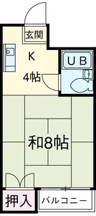 ハイツ石原【303号室】の間取り