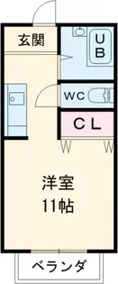 ハイツビクトリアA【203号室】の間取り