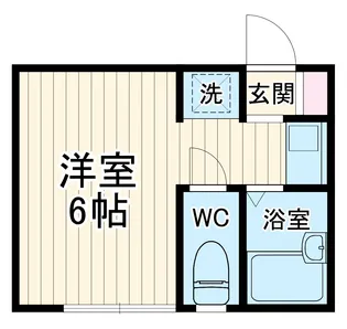 サザン宝蔵院B【102号室】の間取り