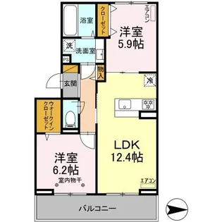 Ferro Palazzo C棟【3階】の間取り
