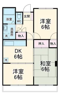 アビタシオン八千代【2階】の間取り