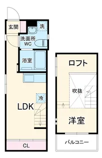 chez moi(シェモア)【1階】の間取り