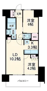 BLESS宮崎台【2階】の間取り