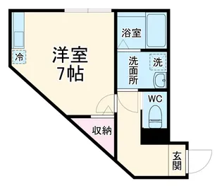 レジデンス新松戸【2階】の間取り