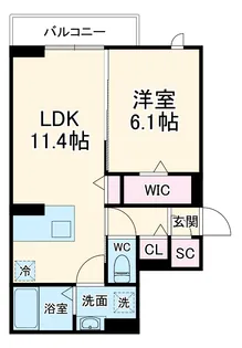 グラナーデ八潮【1階】の間取り