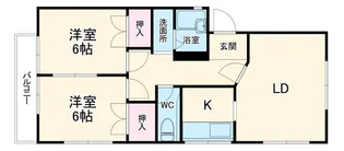 フォーブルオバタ【101号室】の間取り