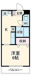 COCORO吹田【1階】の間取り
