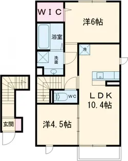 コーポファミーユ【2階】の間取り