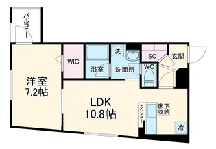 Boschi Montagne【1階】の間取り