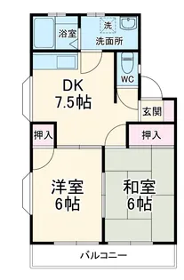ビューテラス【2階】の間取り