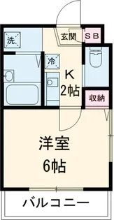 フォンテーヌKS【1階】の間取り