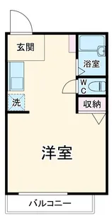 ワイルドコーポⅢ【2階】の間取り