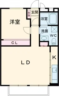 メゾン・イワカミ C【1階】の間取り