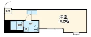アークサカワ【104号室】の間取り