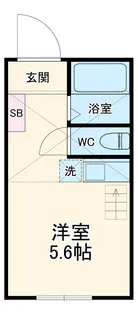 ファンズ妙蓮寺【2階】の間取り
