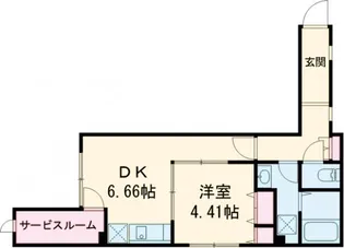 ブランシェ練馬Ⅱ【2階】の間取り