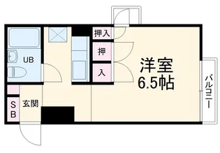 ARECX五井【5階】の間取り