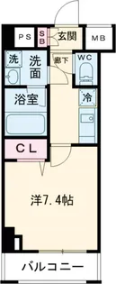 メインステージ板橋本町駅前Ⅱ【4階】の間取り
