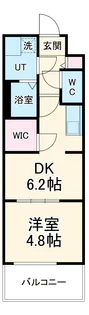 ファステート京都壬生フィエロ【4階】の間取り