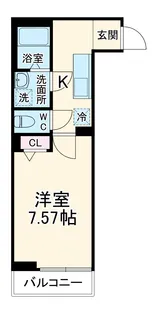 フェリスゲート新田【3階】の間取り