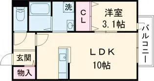メゾンスプリング【1階】の間取り