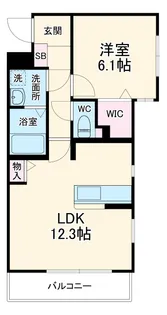 arietta【303号室】の間取り
