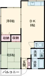 メジロハウス【1階】の間取り