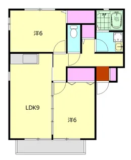 シャルマンA【2階】の間取り