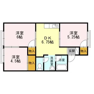 エスポワ清水【2階】の間取り