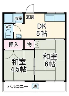 青葉ハイツ【201号室】の間取り