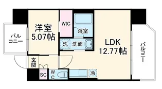 プレジオ大正【12階】の間取り
