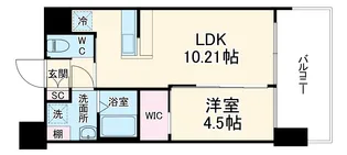 プレジオ大正【12階】の間取り