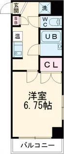 リヴイン国立【3D号室】の間取り