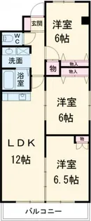 ベレーザ末永【402号室】の間取り