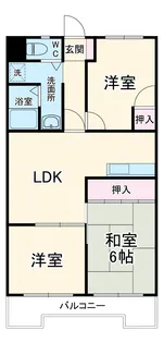 ドミール小出【4階】の間取り