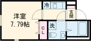 ベルシードステアー武蔵関【2階】の間取り