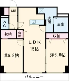 アマルフィーノ グラン【6階】の間取り