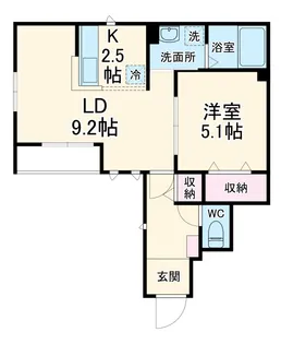 ユアメゾン上尾【1階】の間取り