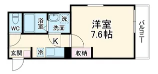 REGIA IKEDA CITY TENJIN【1階】の間取り