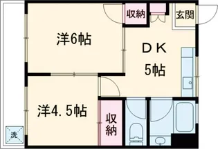 第一協友館マンション【1階】の間取り