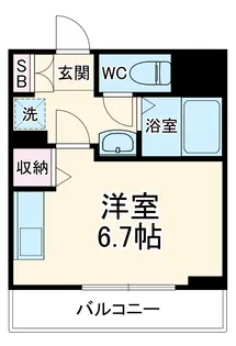 ヴランドール柏中央【7階】の間取り